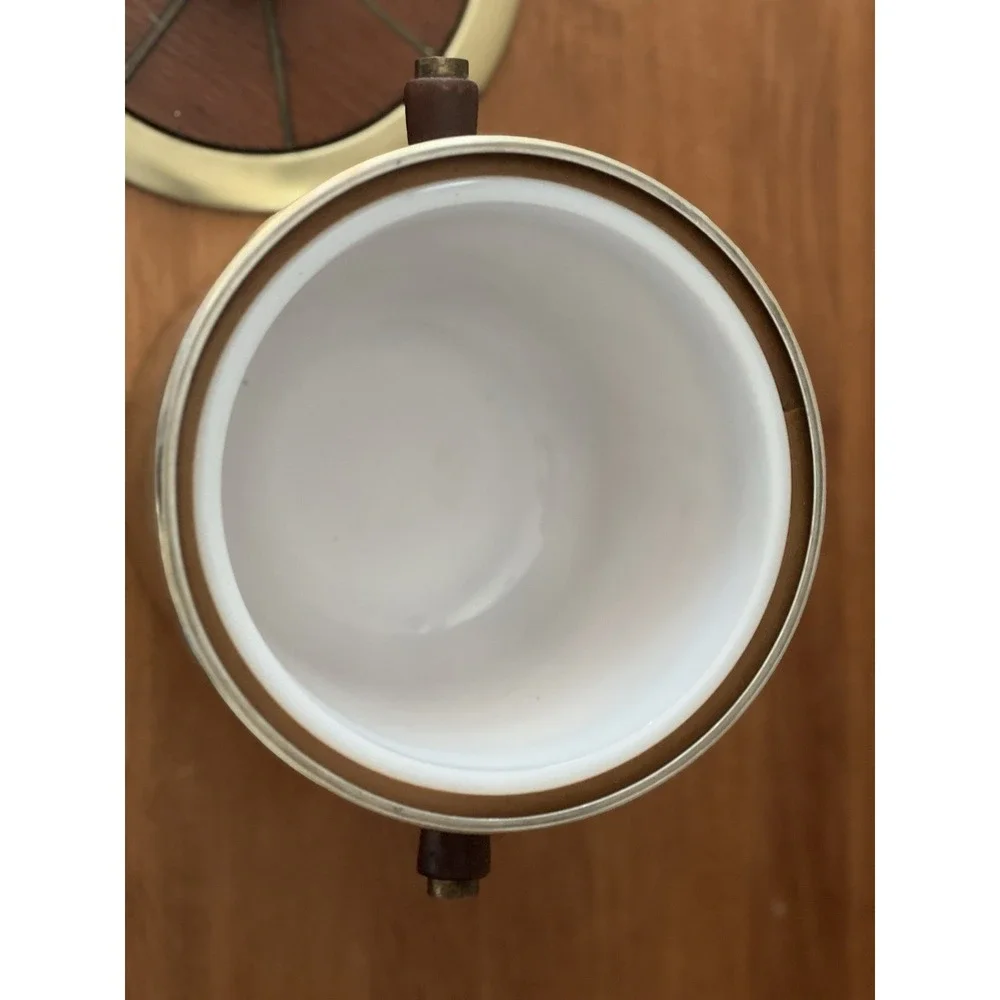 Georges Briard Vintage Retro Ice Bucket Teak And Aluminum MCM‎ 70s